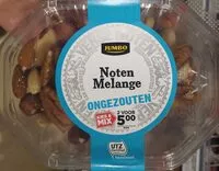 Mängden socker i Noten melange ongezouten