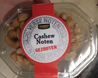 Mängden socker i Cashew Noten Gezouten