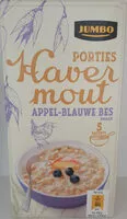 Mängden socker i Havermout Appel-Blauwe bes