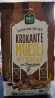 Mängden socker i Biologische krokante Muesli met banaan én chocolade