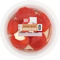 Mängden socker i Zoete pepers roomkaas