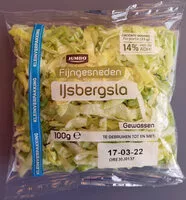 Mängden socker i Fijngesneden ijsbergsla gewassen