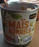 Mängden socker i Maïs korrels