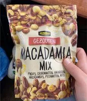 Mängden socker i Mix macadamia