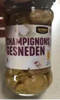 Mängden socker i Champignons geschnitten