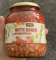 Mängden socker i Witte bonen in tomatensaus
