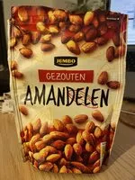 Mängden socker i Jumbo Gezouten Amandelen