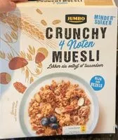 Mängden socker i Crunchy muesli 4 noten
