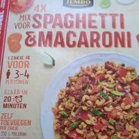Mängden socker i Mix voor macaroni en spaghetti