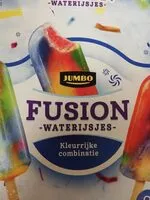 Mängden socker i Fusion waterijsjes