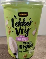 Mängden socker i Lekker vrij van lactose magere kwark met yoghurt