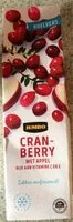 Mängden socker i Cranberry met appel