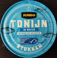 Mängden socker i Tonijn in water