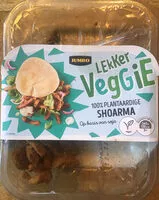 Mängden socker i 100% plantaardige shoarma