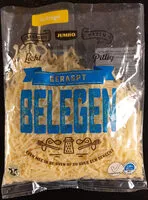 Mängden socker i Belegen kaas geraspt