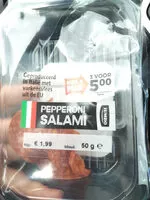Mängden socker i pepperoni salami