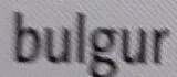 Mängden socker i Bulgur