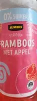 Mängden socker i Siroop Framboos met appel