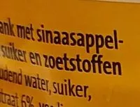 Mängden socker i Frisdrank met sinaasappel