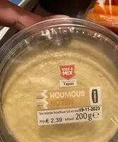 Mängden socker i Houmousnoten