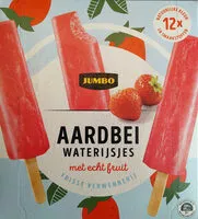 Mängden socker i Aardbei waterijsjes met echt fruit
