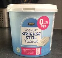 Mängden socker i Yoghurt griekse stijl naturel