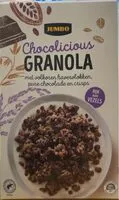 Mängden socker i Chocolicious Granola