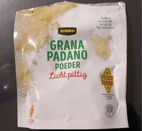 Mängden socker i Grana padano poeder