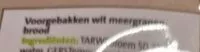 Mängden socker i Voorgebakken wit meergranenbrood