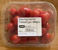 Mängden socker i Snackgroente Tomaatjes