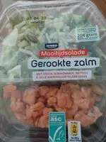 Mängden socker i Gerookte zalm maaltijdsalade
