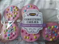 Mängden socker i Confettini cakejes
