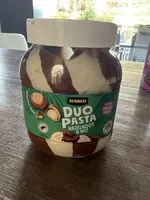 Mängden socker i duo pasta hazelnoot & wit