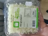 Mängden socker i Uien gesnipperd