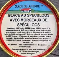 Mängden socker i Glace au spéculos