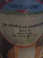 Mängden socker i Glace de la ferme