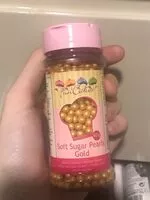Mängden socker i Solfy sugar pearls gold