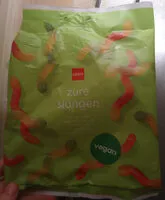 Mängden socker i Serpents acidulés (zure slangen)