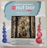 Mängden socker i Cranberry & blueberry nut bar