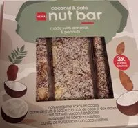 Mängden socker i Nut bar
