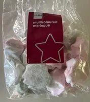 Mängden socker i Multicoloured Meringue