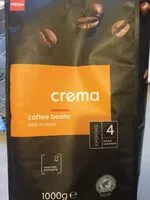 Mängden socker i Café crema
