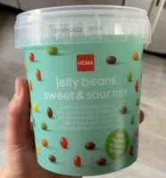 Mängden socker i Jelly Beans sweet & sour mix