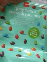 Mängden socker i Jelly beans sweet & sour mix