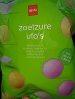 Mängden socker i Zoetzure ufo's