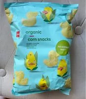 Mängden socker i Organic corn snacks