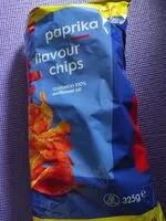 Mängden socker i Chips saveur paprika