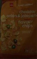 Mängden socker i Cheddar onion & jalapeño flavour chips