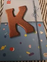 Mängden socker i Lettre K en chocolat au lait disco-sucre pétillant