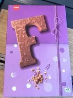 Mängden socker i Lettre F en Chocolat au lait spéculoos